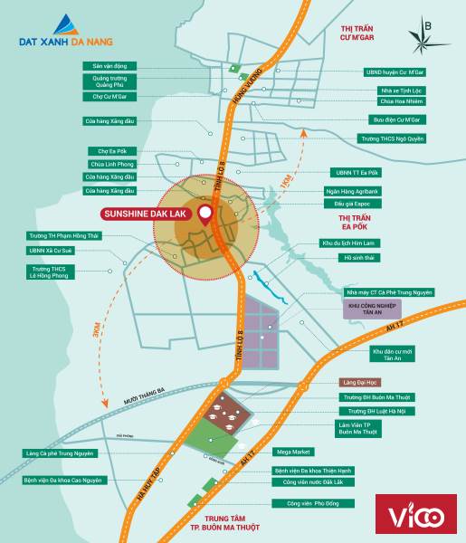 Khu đô thị Sunshine Đăk Lăk Đất Xanh Đà Nẵng
