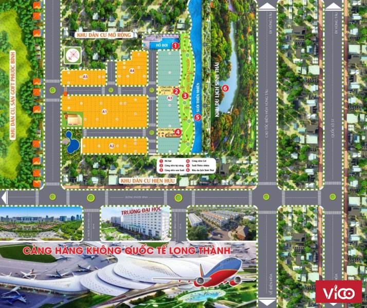 Mở bán GĐ1 Khu COMPOUND Long Thành Airport Village, SHR