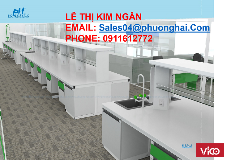 BÀN THÍ NGHIỆM TRUNG TÂM KHÁNG HÓA CHẤT PHƯỢNG HẢI ĐƠN VỊ UY TÍN CUNG CẤP NỘI THẤT PTN