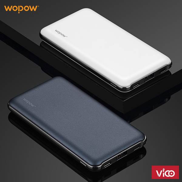 Pin Dự Phòng Wopow 10000mAh Siêu Mỏng Tích Hợp Sạc Nhanh 2.0 GD10