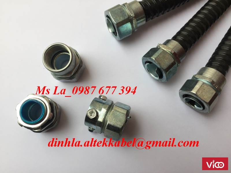 Ống ruột gà, đầu nối nhập khẩu chất lượng tốt, chiết khấu cao