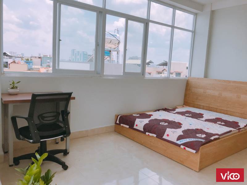 Phòng dạng studio, full nội thất, full tiện nghi. 6.5tr/tháng 30m2