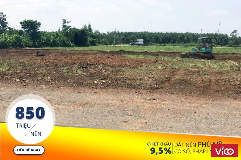 ĐẤT NỀN MỸ XUÂN, BÀ RỊA VŨNG TÀU CHỈ 850 TRIỆU SỔ ĐỎ TỪNG NỀN