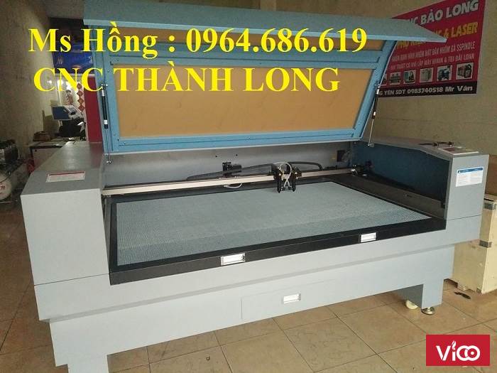 Máy laser cắt vải tự động, máy laser cắt vải 2 đầu siêu lợi nhuận
