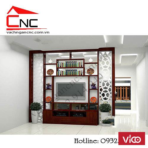 Tìm hiểu về vách ngăn phòng khách đẹp từ gỗ công nghiệp
