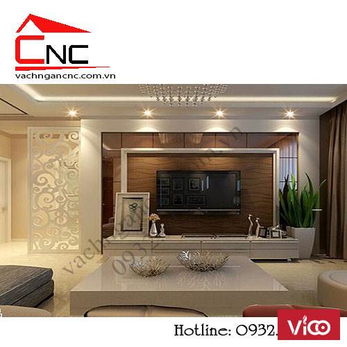 Tìm hiểu về vách ngăn phòng khách đẹp từ gỗ công nghiệp