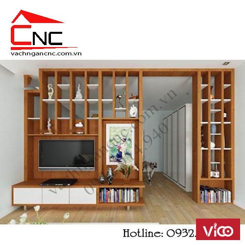 Tìm hiểu về vách ngăn phòng khách đẹp từ gỗ công nghiệp