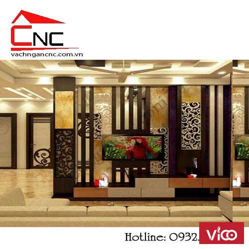 Tìm hiểu về vách ngăn phòng khách đẹp từ gỗ công nghiệp