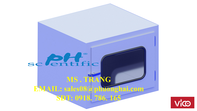 NỘI THẤT PHÒNG THÍ NGHIỆM DẠNG MODUL HỘP CHUYỂN MẪU PASS BOX