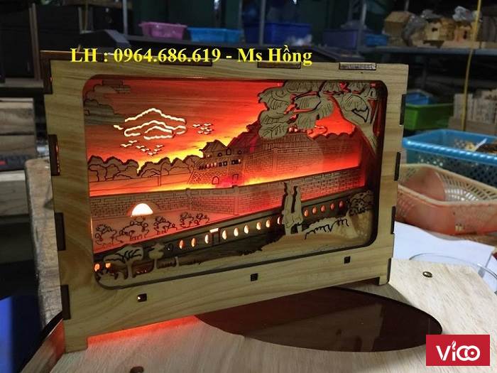 Máy laser 6040 cắt gỗ mica, máy laser khắc dấu cao su giá rẻ