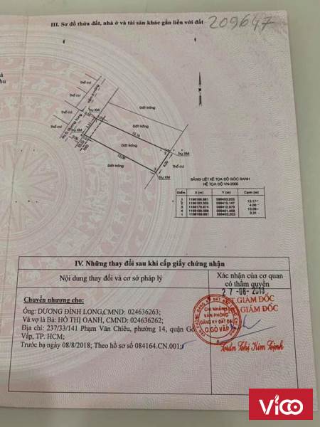 Bán nhanh lô đất đẹp Quang Trung, Phường 11, Gò Vấp. Hotline 0908708798 Quốc Bảo