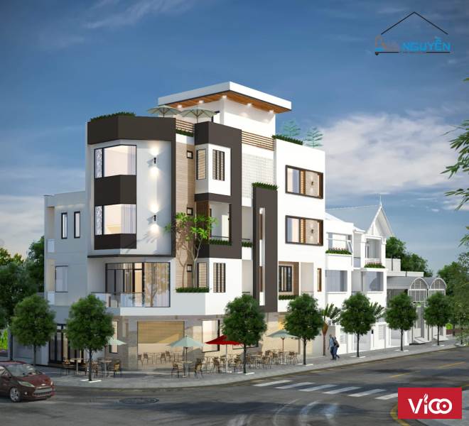 Cho thuê nhà khu vưc Sơn Trà 5pn và 2 căn hộ có thang máy