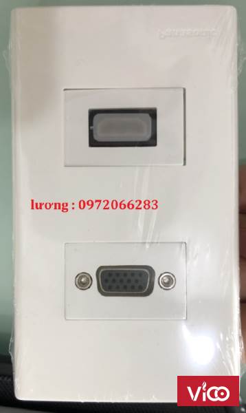 Bộ Wallplate 2 cổng âm tường HDMILAN