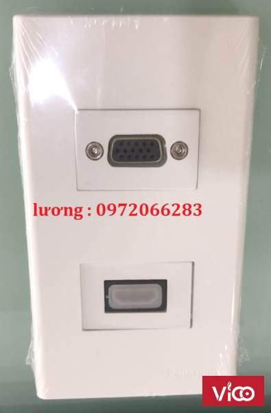 Bộ WallPlate 1 cổng âm tường VGA