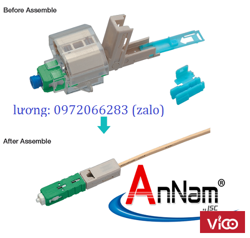 Đầu nối quang nhanh Fast connector SCAPC FUJIKURA