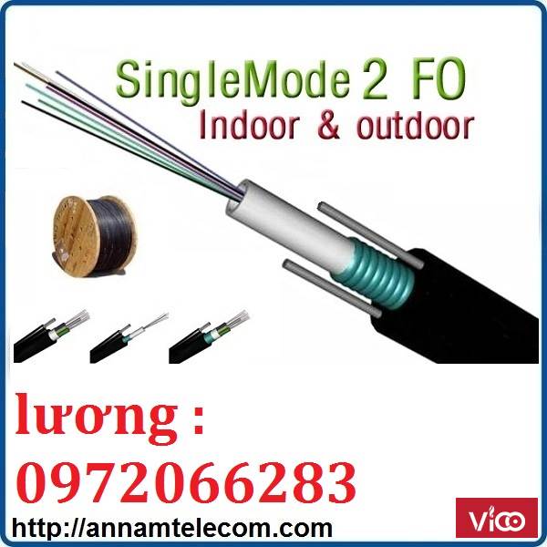 Cáp quang Singlemode 2FO (Core or Sợi)