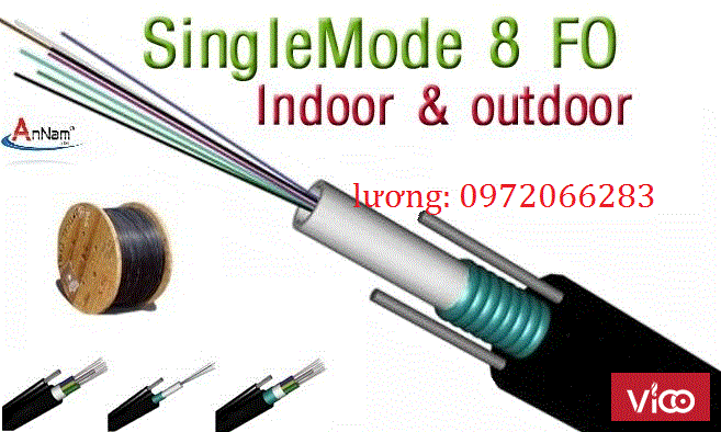 Cáp quang Single mode 4FO (Core or Sợi)