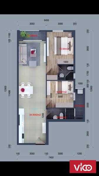 Kẹt tiền cần bán GẤP căn hộ Cityland Gò Vấp 77.5m2 Hướng Bắc lầu 11