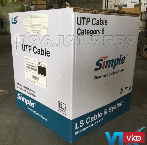 Cáp mạng Cat6 UTP LS Vina