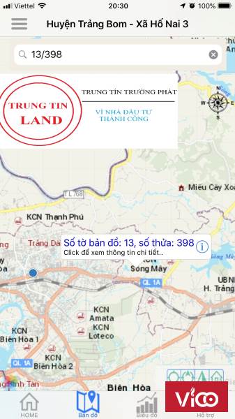 Cần bán Gấp 103,4 mét thổ cư, mặt tiền giá 1,23 tỷ tại Đồng Nai.