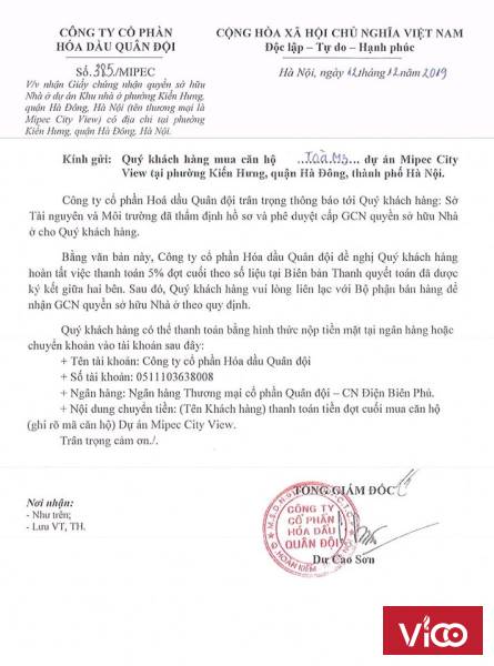 Mipec Kiến hưng có sổ và nhiều căn hộ cần giao dịch giá hấp dẫn. L/h 0904994868