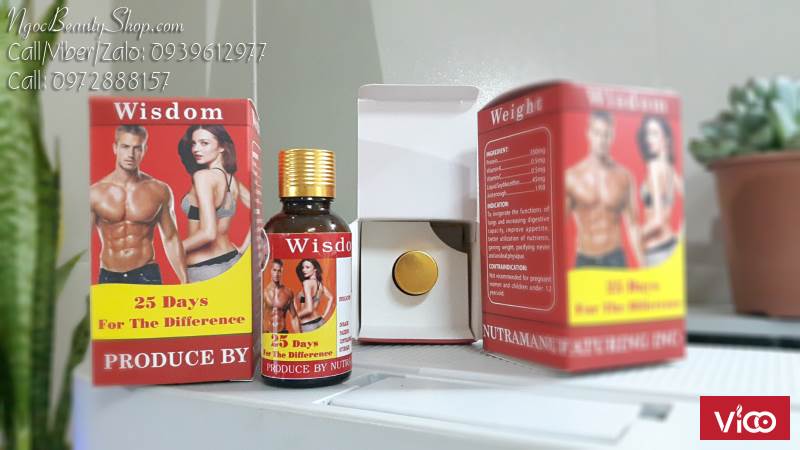Vitamin tăng cân Wisdom Weight Indonesia (Mẫu mới hộp to)
