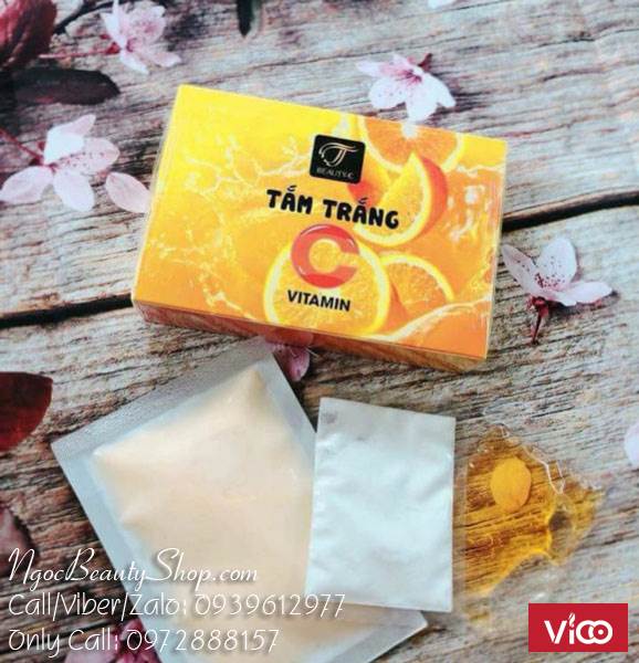 Vitamin C Tắm trắng Cam
