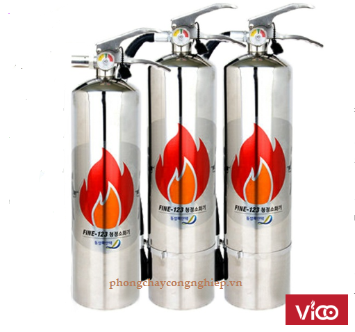 Bình chữa cháy khí sạch Hcfc123 DongSung
