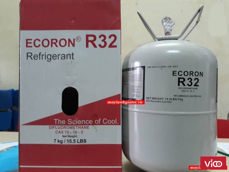 Đại lý bán gas lạnh0902809949Gas Lạnh R32 Ecoron Trung Quốc 7 KG
