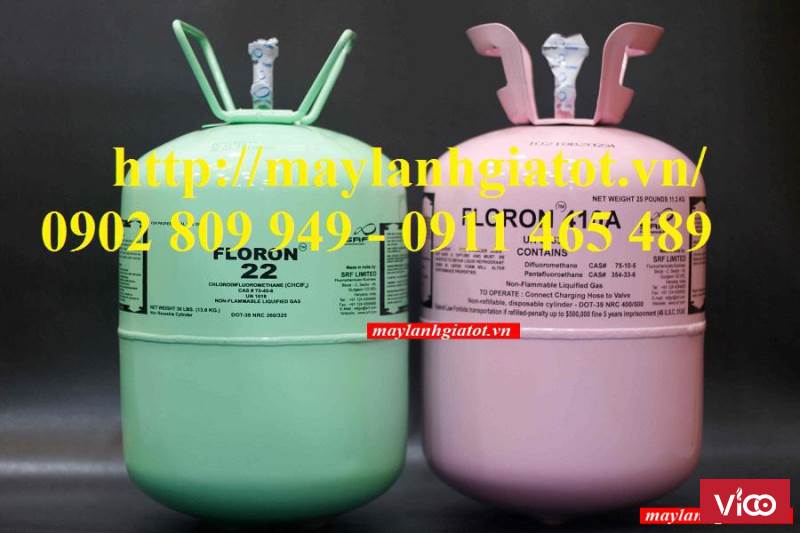 Bán giá lẻ và sỉ gas lạnh Floron R410A 11,3Kg Điện máy Thành Đạt