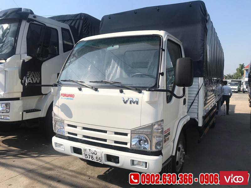 Xe tải isuzu 1.9 tấn thùng dài 6m2