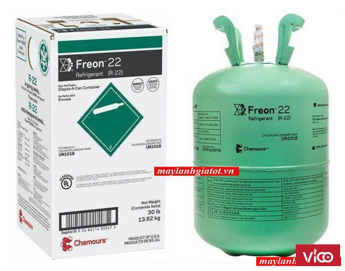 Phân phối gas Lạnh R22 Chemours Freon