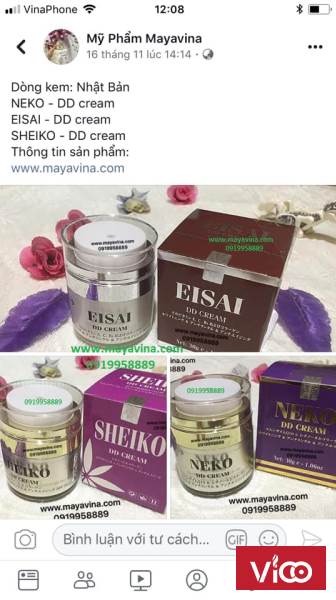 Kem NEKO, eisai, sheiko DD Cream Trị Nám Chống Lão Hóa Che Khuyết Điểm SPF50