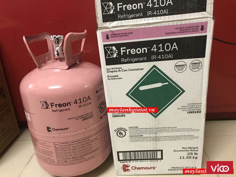 Đại lý bán giá sỉ và lẻ gas lạnh Chemours Freon R410a TQ 11.3kg Thành Đạt