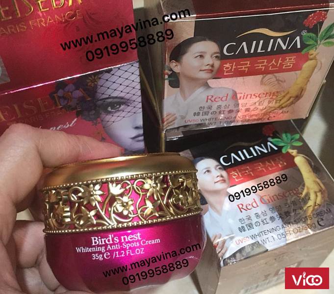 Kem SEISEDA Tổ Yến BIRDS NEST WHITE trị nám, chống lão hoá