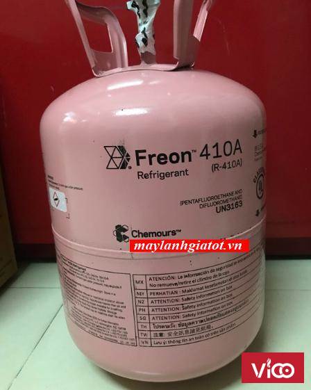 Đại lý bán gas lạnh R410A USA Chemours Freon 11,35kg