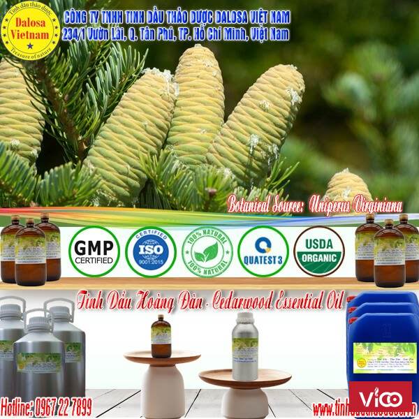 Tinh dầu Hoàng Đàn nguyên chất 1000ml