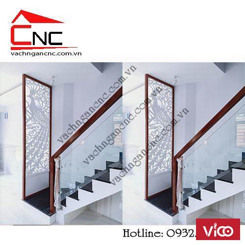 Mẫu vách gỗ trang trí cầu thang được yêu thích nhất