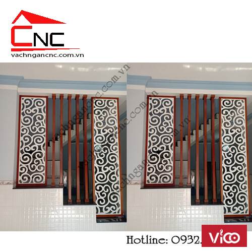 Mẫu vách gỗ trang trí cầu thang được yêu thích nhất