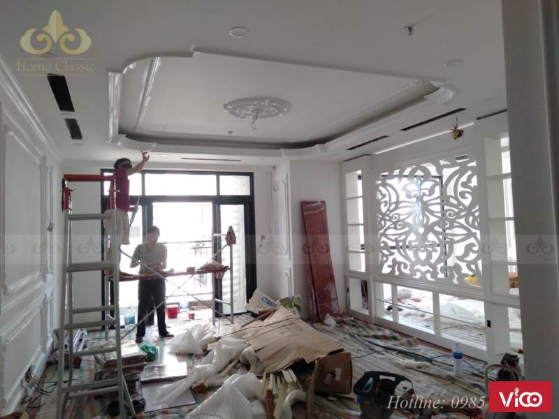 THI CÔNG NỘI THẤT CHUNG CƯ TÂN CỔ ĐIỂN TẠI R1B ROYAL CITY_030320