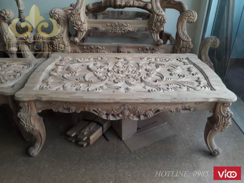 THI CÔNG ĐỒ GỖ NỘI THẤT TÂN CỔ ĐIỂN_030320