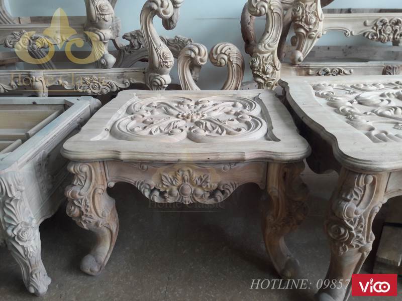 THI CÔNG ĐỒ GỖ NỘI THẤT TÂN CỔ ĐIỂN_030320