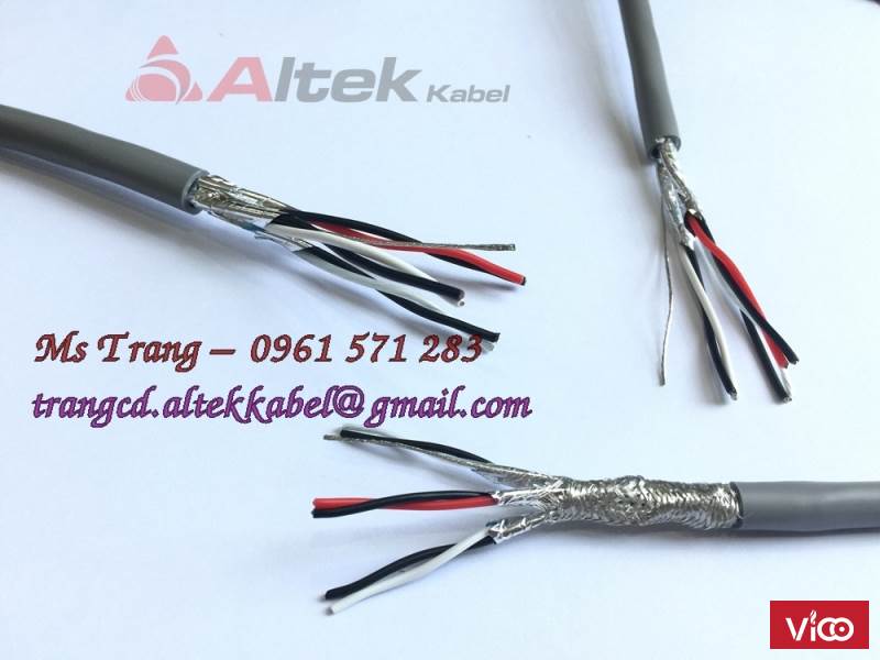 Dây cáp tín hiệu vặn xoắn tự khử nhiễu Altek Kabel chính hãng