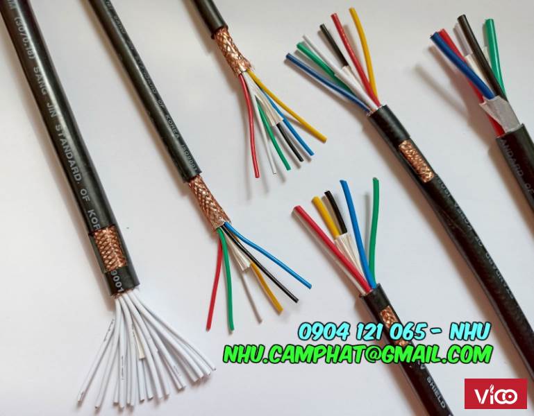 Cáp điều khiển Sangjin. Sangjin cable RVV / RVVP