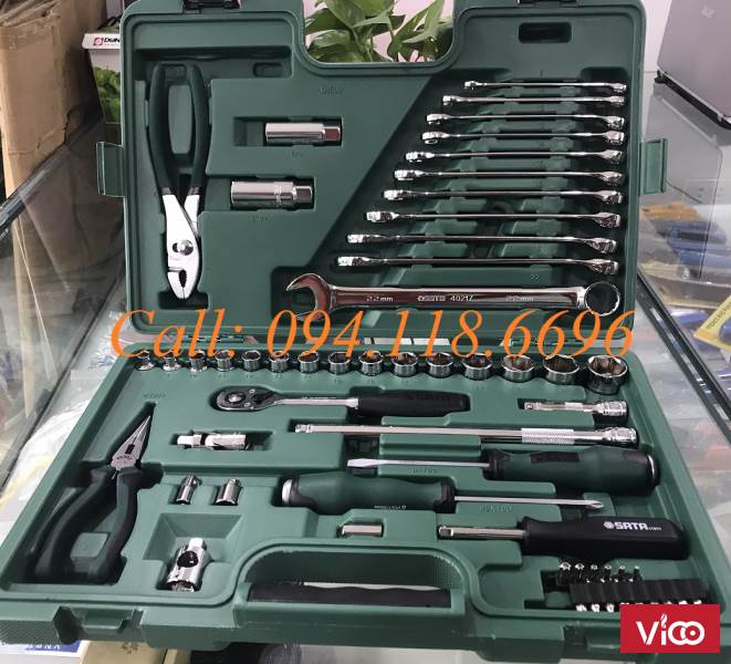 Bộ dụng cụ sửa chữa 56 chi tiết SATA 09509