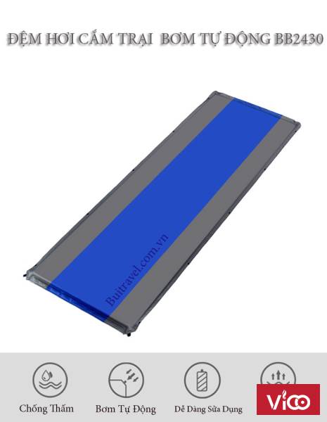 Nệm hơi cắm trại tự động bơm Billba BB2430