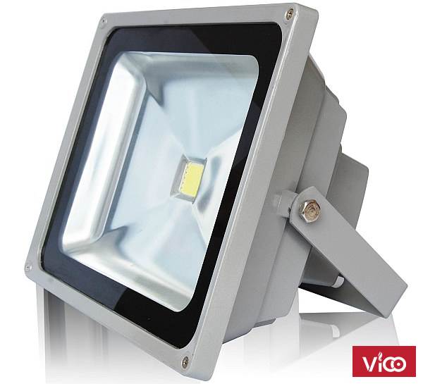 Đèn pha led xám bạc 50W tiết kiệm điện giá rẻ 0981 952 037