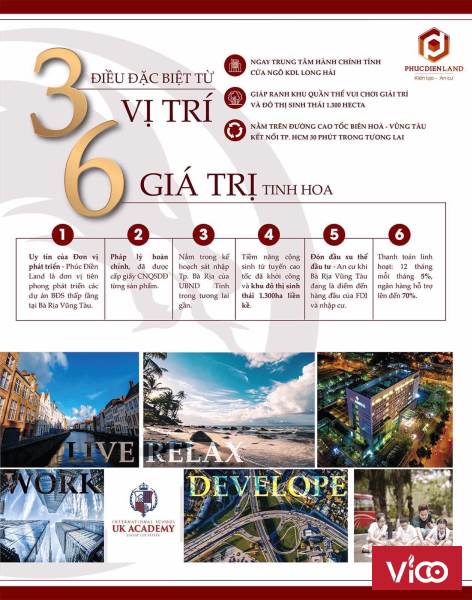 Dự án KDC Long Điền 36 tinh hoa đất rồng ở bà rịa