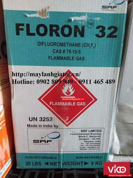Điện máy Thành Đạt Gas lạnh Floron R32 Xuất xứ Ấn Độ