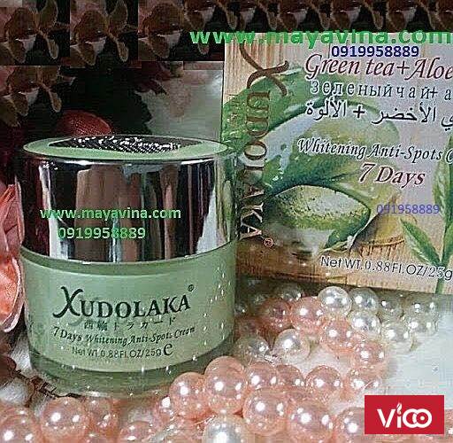 Kem Xudolaka green tea aloe cao cấp trị nám sạm tàn nhang